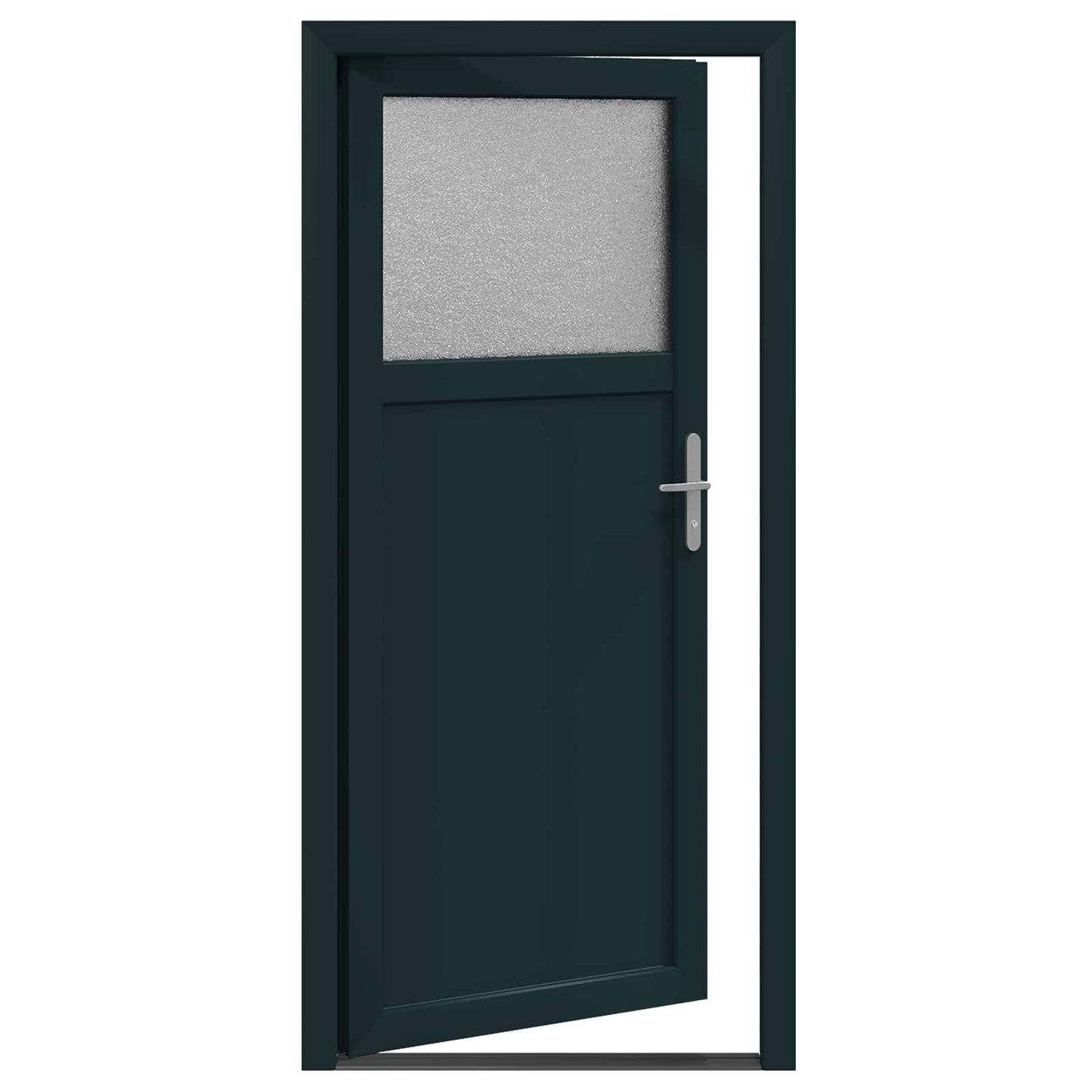 Porta d'ingresso laterale Antracite 88 x 198 cm PVC | homemem39