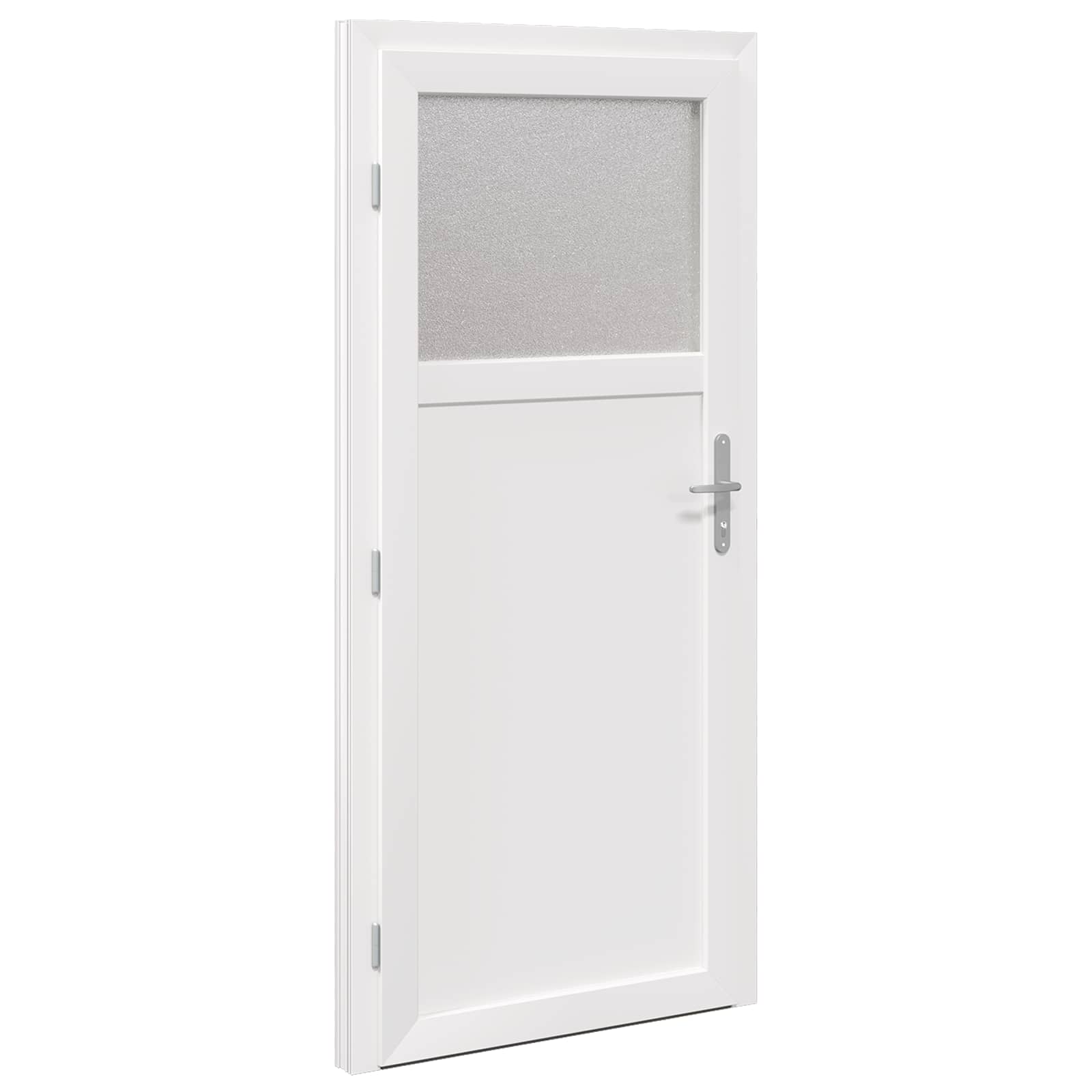 Porta d'ingresso laterale Bianco 98 x 198 cm PVC | homemem39