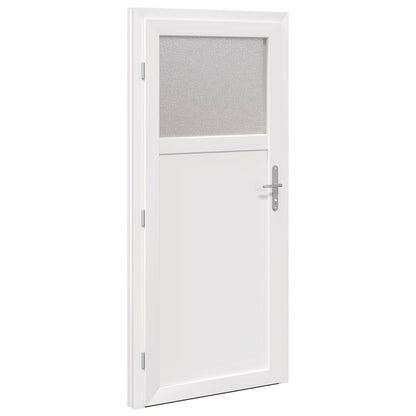 Porta d'ingresso laterale Bianco 88 x 198 cm PVC | homemem39
