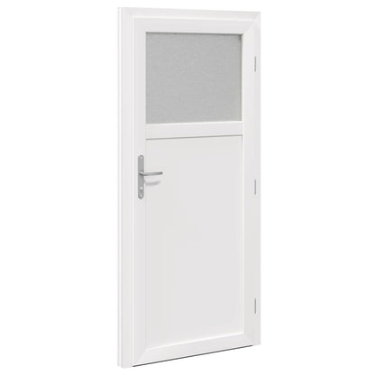 Porta d'ingresso laterale Bianco 98 x 198 cm PVC | homemem39