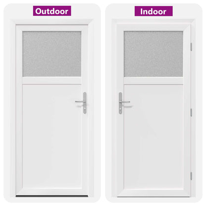 Porta d'ingresso laterale Bianco 98 x 198 cm PVC | homemem39