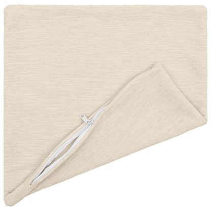 Cuscino 6 pz HEERLEN Crema 30 x 30 cm Tessuto Chenille | homemem39