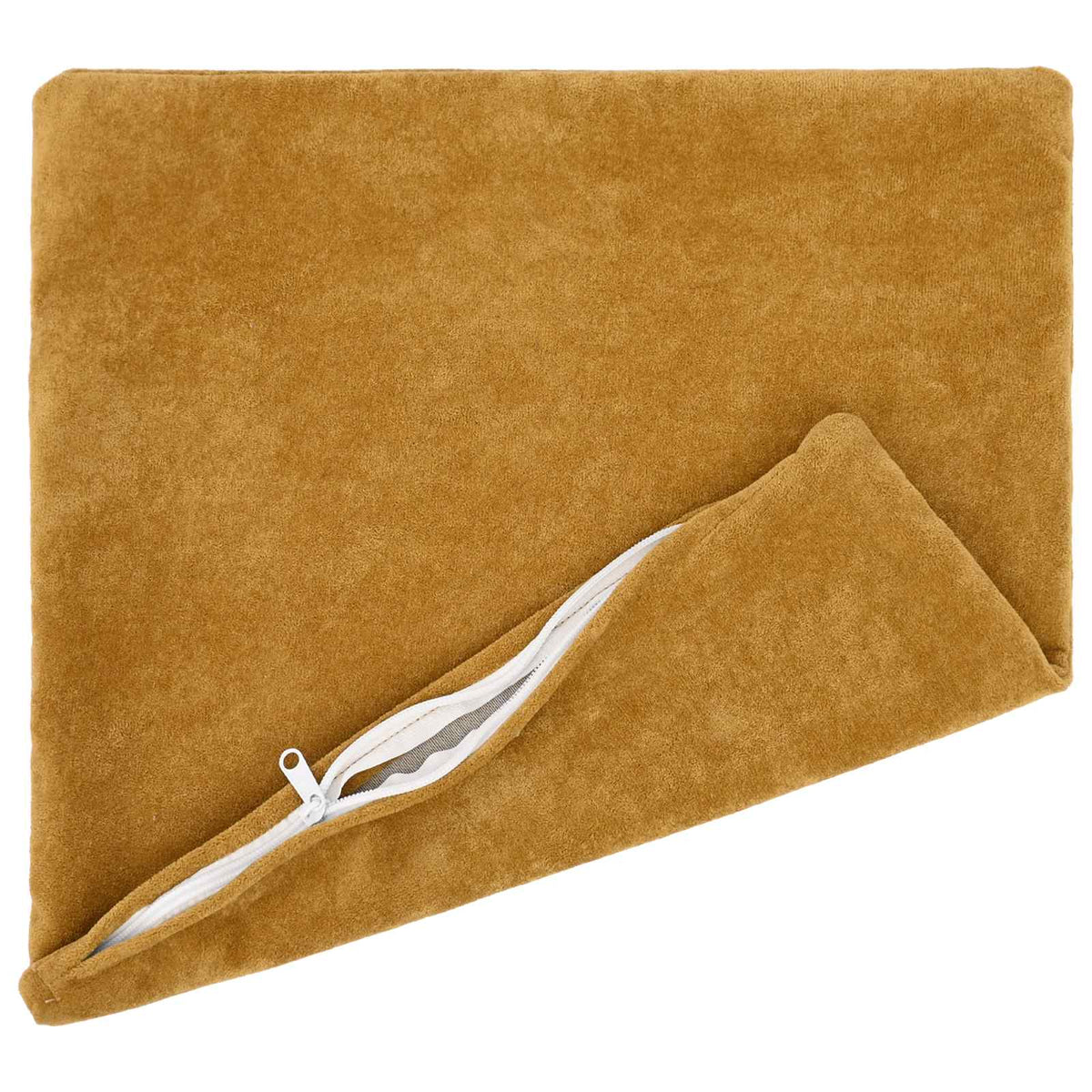 Cuscino con cuscino HEERLEN 2 pz Giallo Fleece in microfibra