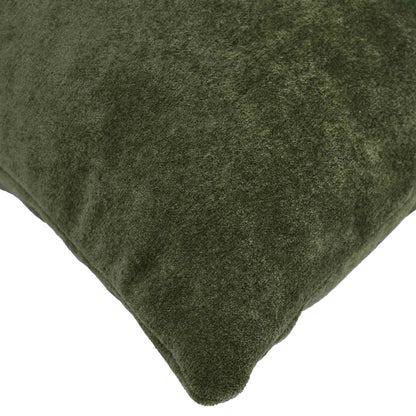 Cuscino con cuscino HEERLEN 2 pz Verde Fleece in microfibra | homemem39
