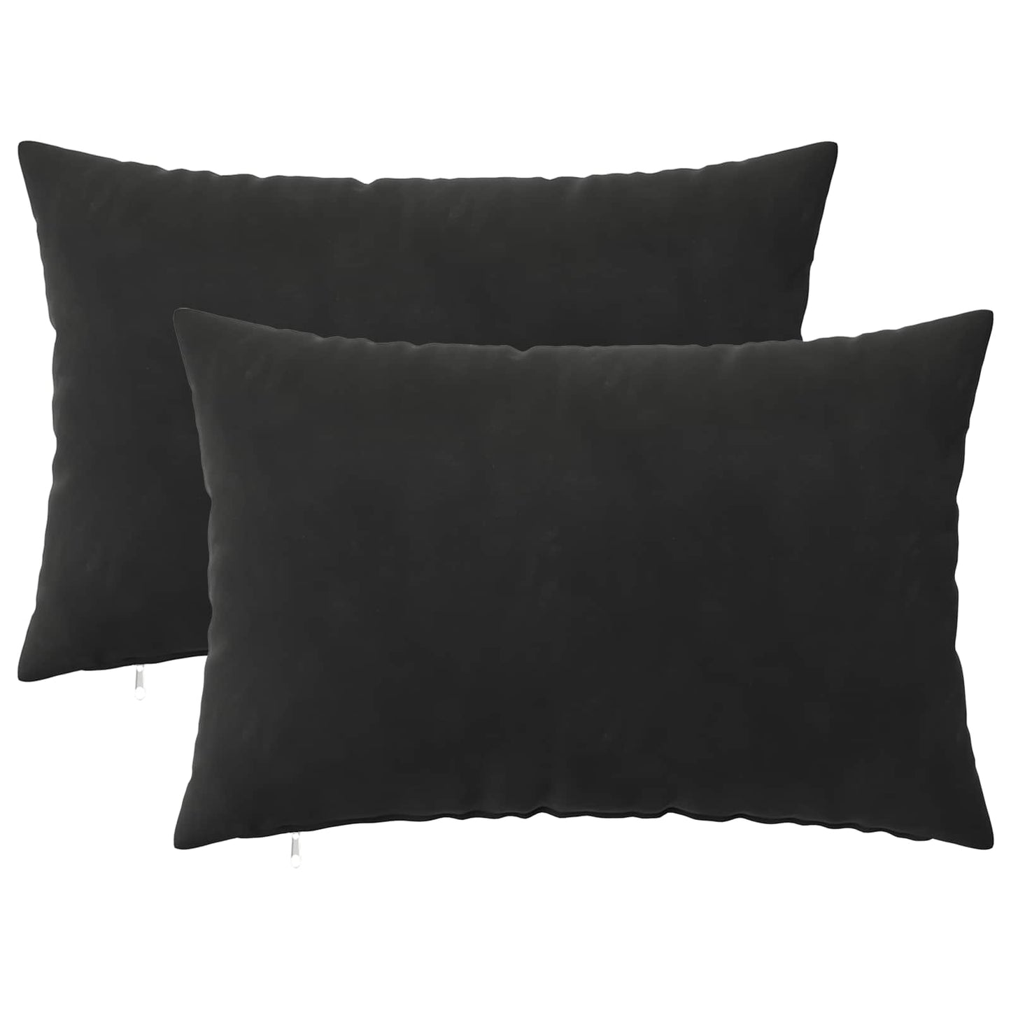 Cuscino con cuscino HEERLEN 2 pz Nero Velluto | homemem39