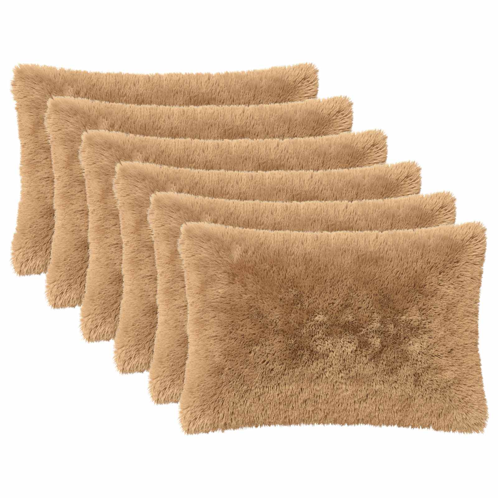 Cuscino con cuscino HEERLEN 2 pz Tortora Fleece PV | homemem39