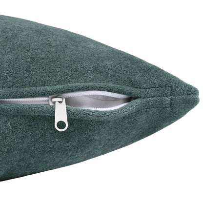 Cuscino 2 pz HEERLEN Blu mare 35 x 35 cm Fleece in microfibra