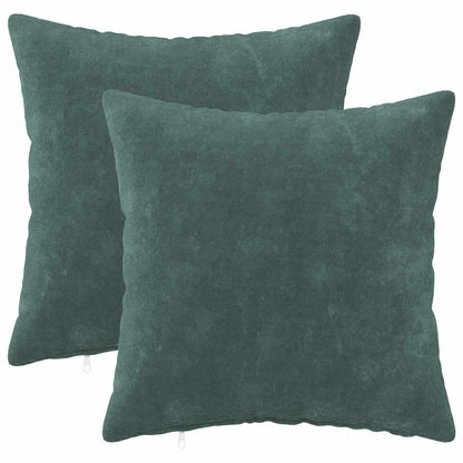 Cuscino 2 pz HEERLEN Blu mare 35 x 35 cm Fleece in microfibra