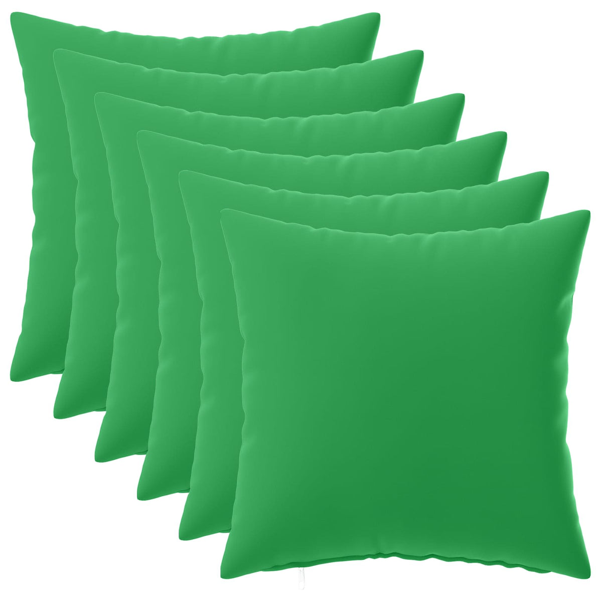 Cuscino 6 pz HEERLEN Verde 35 x 35 cm Poliestere