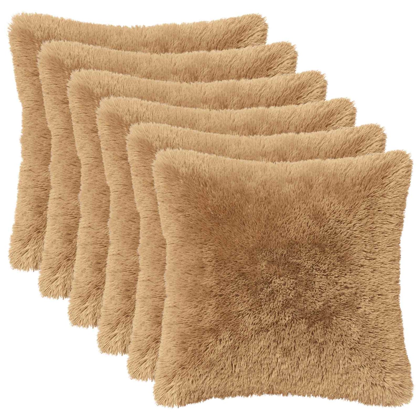 Cuscino con cuscino HEERLEN 2 pz Tortora Fleece PV | homemem39