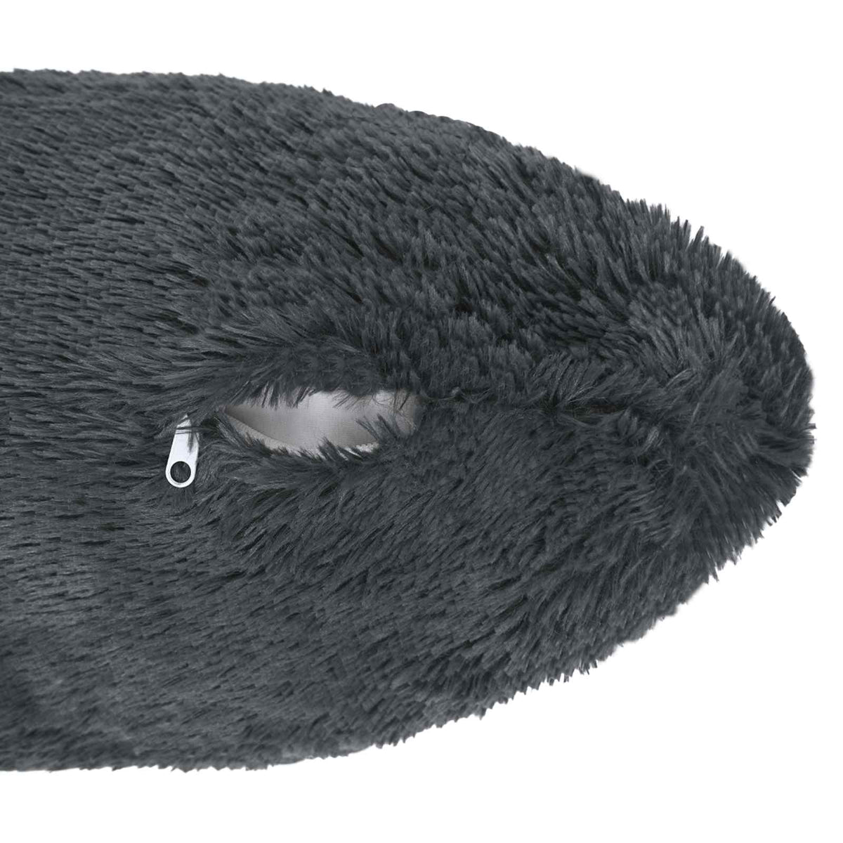 Cuscino con cuscino HEERLEN 2 pz Antracite Fleece PV | homemem39