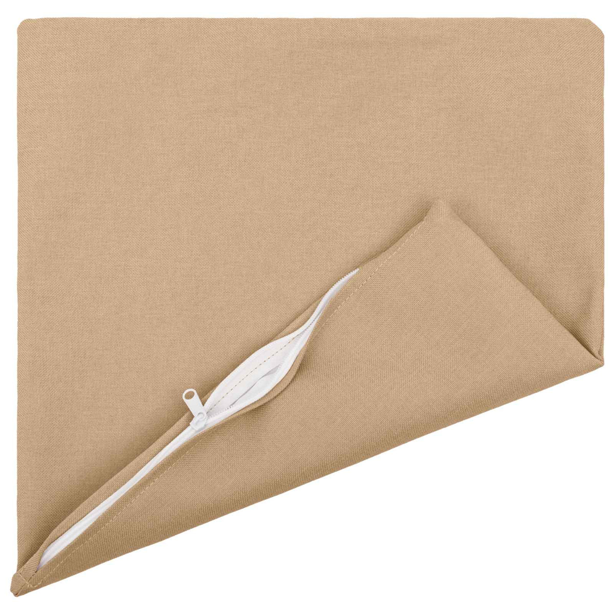 Cuscino con cuscino HEERLEN 2 pz Crema Tessuto