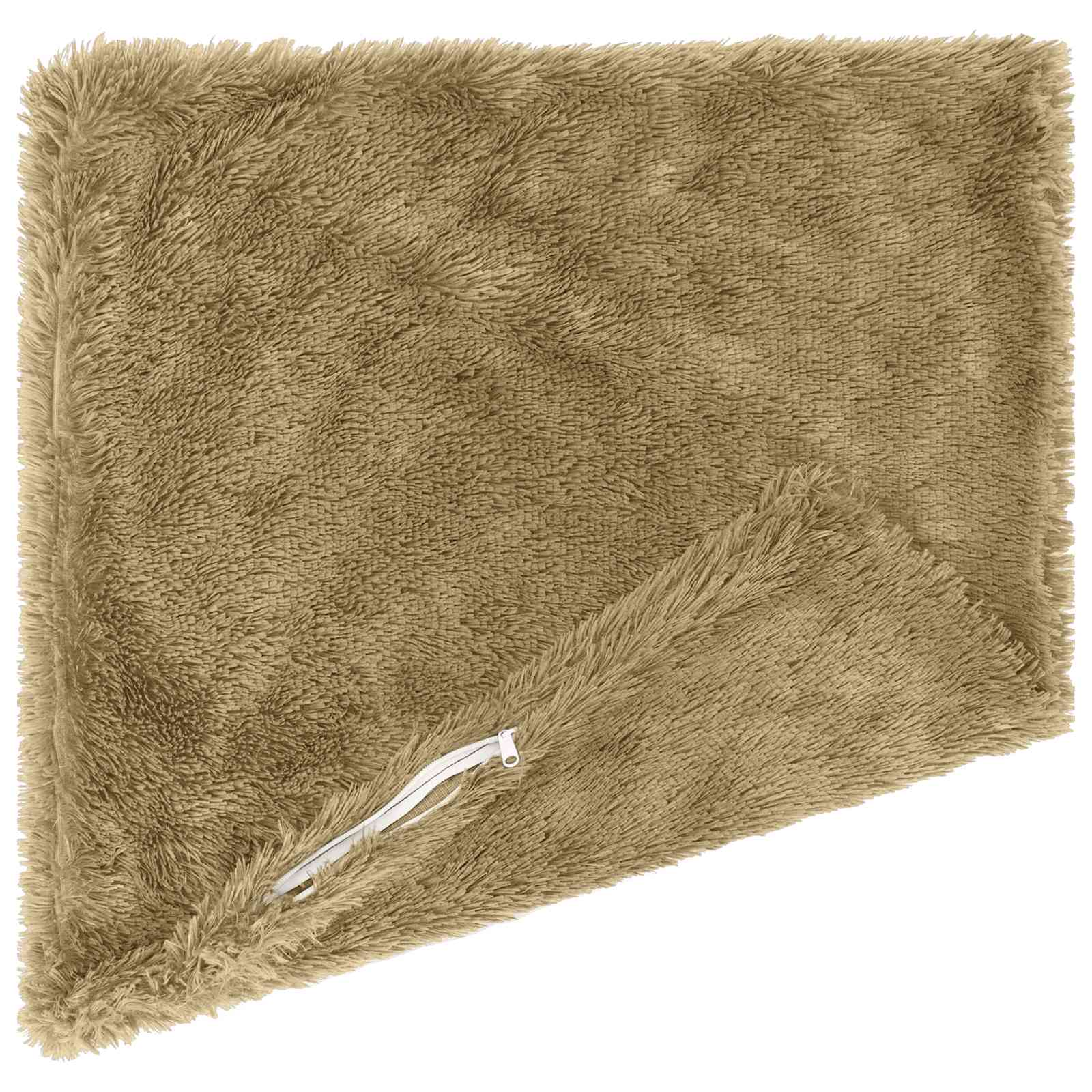 Cuscino con cuscino HEERLEN 12 pz Grigio Chiaro Fleece PV | homemem39