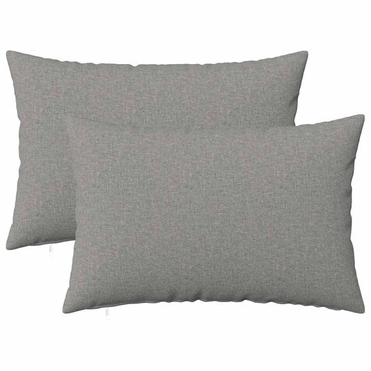 Cuscino con cuscino HEERLEN 2 pz Grigio Nuvola Tessuto