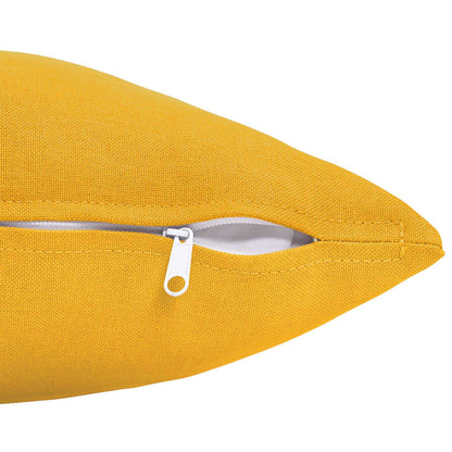 Cuscino con cuscino HEERLEN 6 pz Giallo Chiaro Tessuto