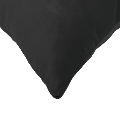 Cuscino con cuscino HEERLEN 6 pz Nero Velluto | homemem39
