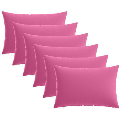 Cuscino con cuscino HEERLEN 6 pz Rosa Poliestere | homemem39