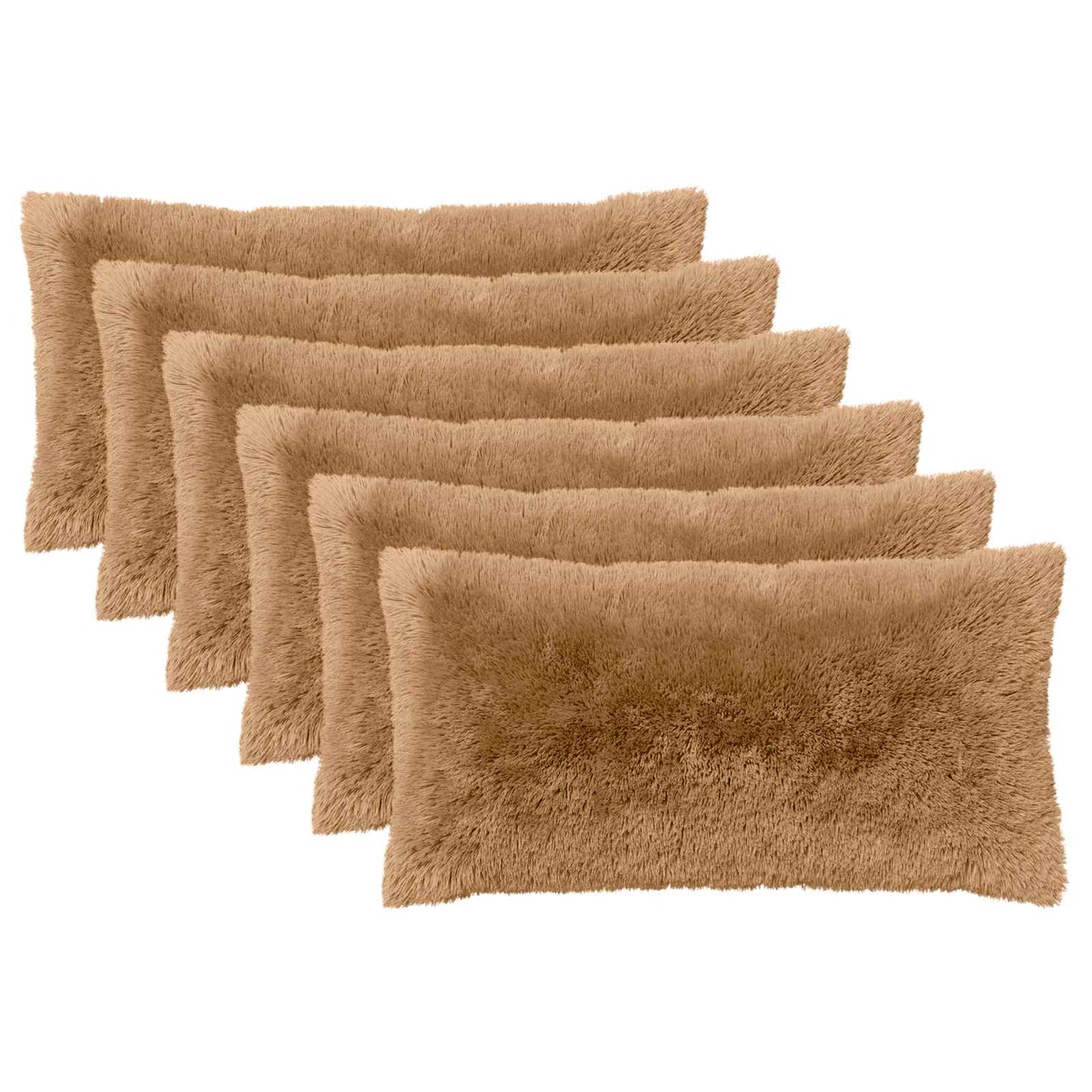 Cuscino con cuscino HEERLEN 2 pz Tortora Fleece PV | homemem39