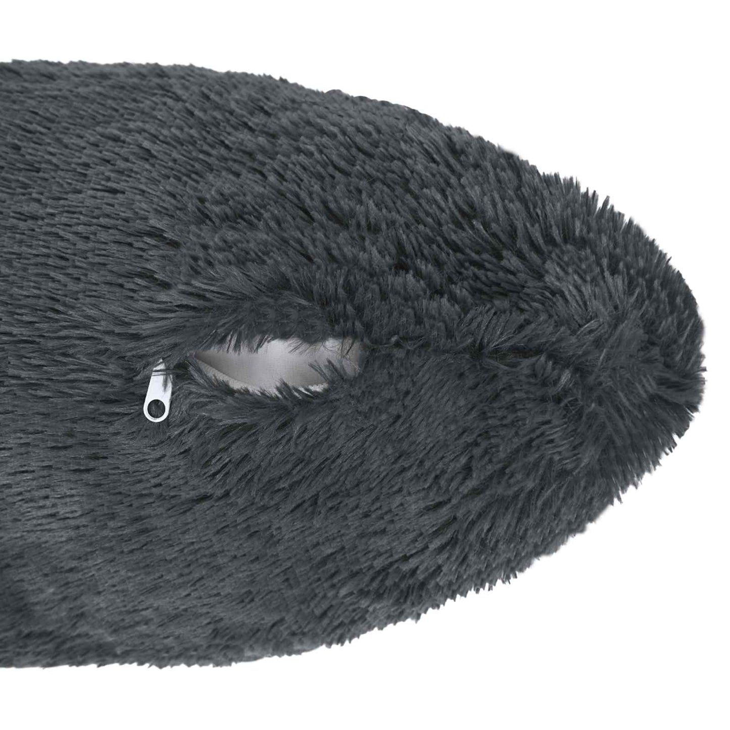 Cuscino con cuscino HEERLEN 6 pz Antracite Fleece PV | homemem39