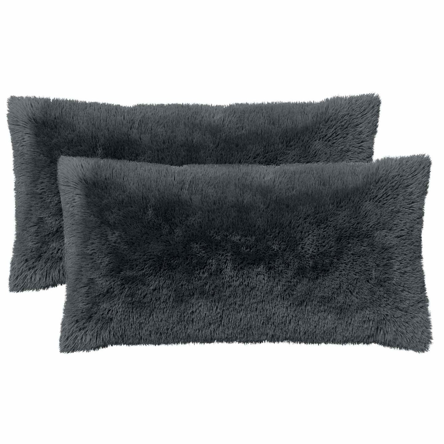 Cuscino con cuscino HEERLEN 6 pz Antracite Fleece PV | homemem39