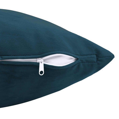 Cuscino con cuscino HEERLEN 12 pz Blu Velluto | homemem39