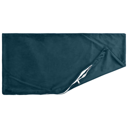 Cuscino con cuscino HEERLEN 12 pz Blu Velluto | homemem39