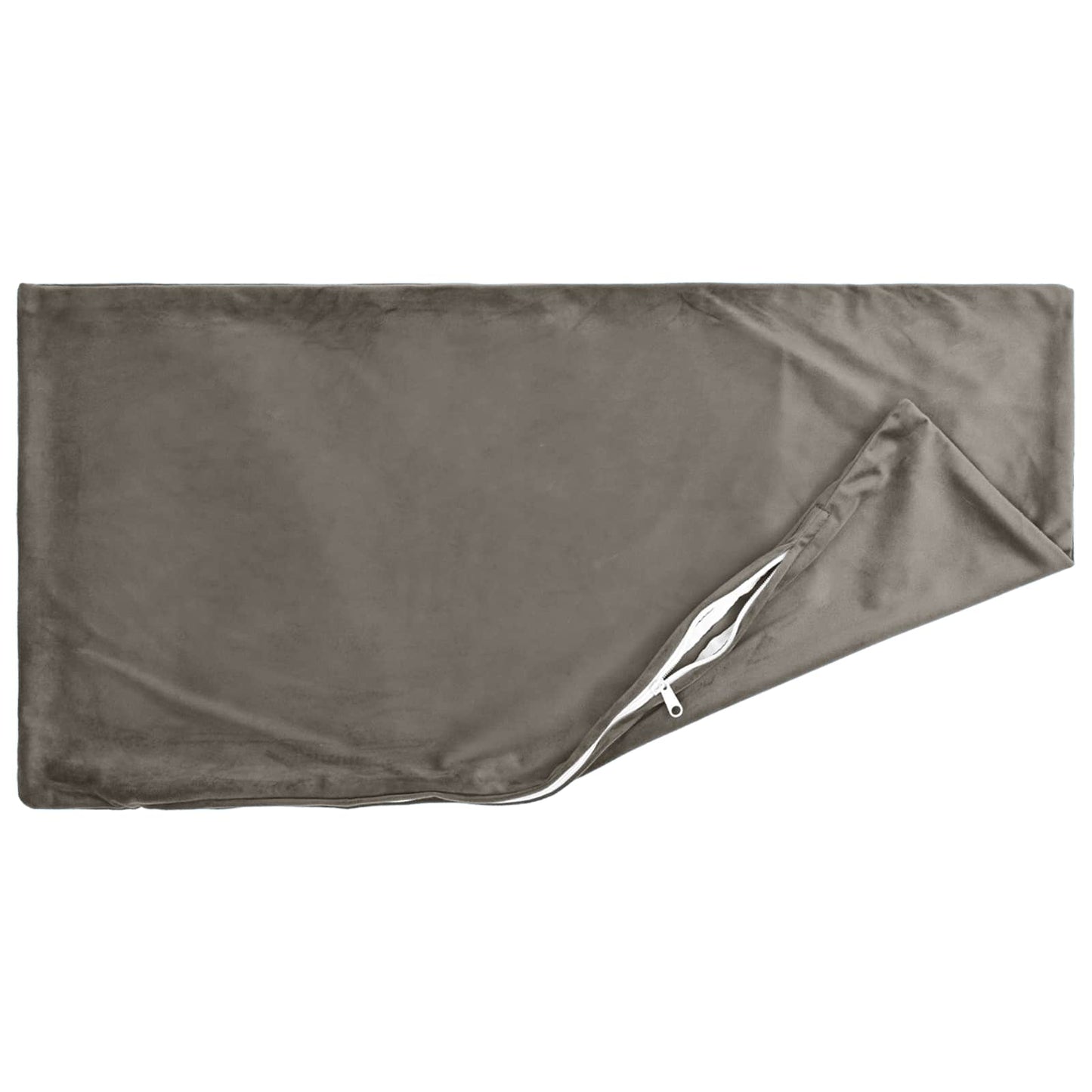 Cuscino con cuscino HEERLEN 12 pz Grigio Chiaro Velluto | homemem39