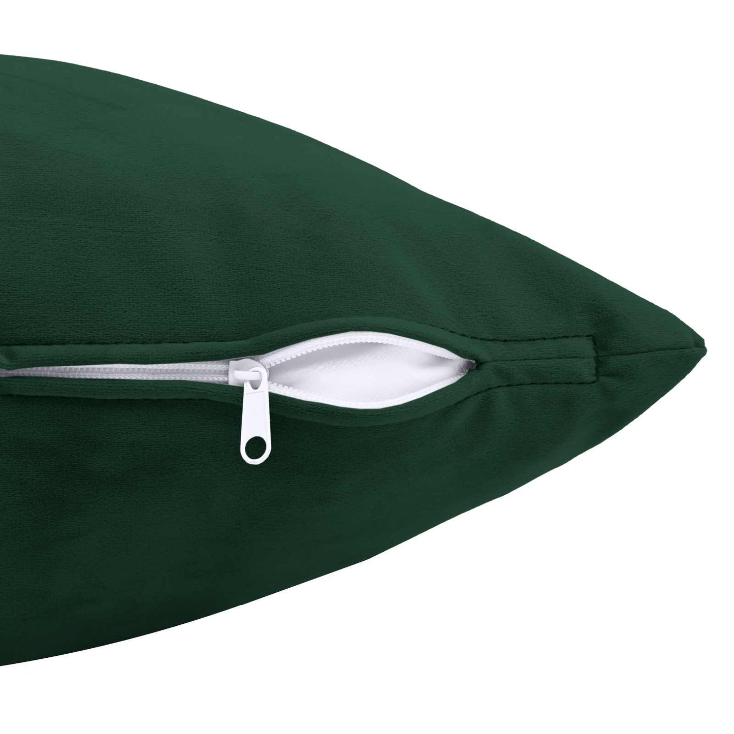Cuscino con cuscino HEERLEN 6 pz Verde Scuro Velluto | homemem39