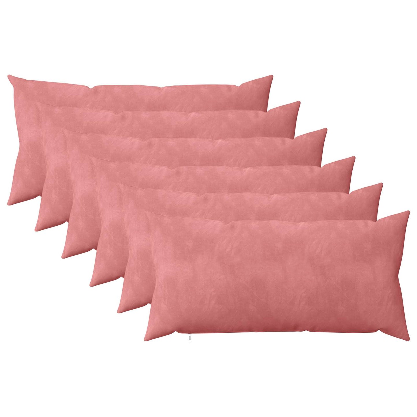 Cuscino con cuscino HEERLEN 6 pz Rosa Velluto | homemem39