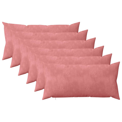 Cuscino con cuscino HEERLEN 6 pz Rosa Velluto | homemem39
