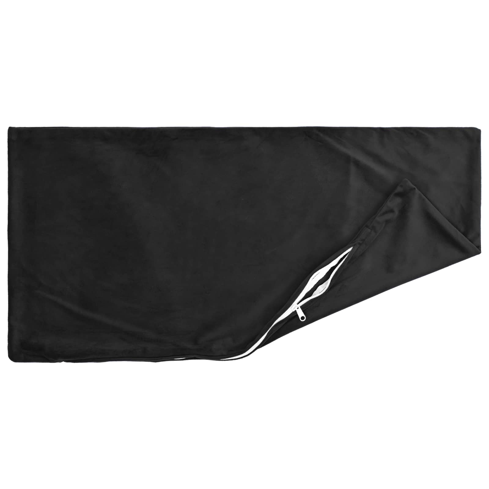 Cuscino con cuscino HEERLEN 2 pz Nero Velluto | homemem39