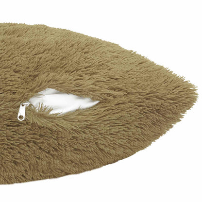 Cuscino con cuscino HEERLEN 6 pz Grigio Chiaro Fleece PV