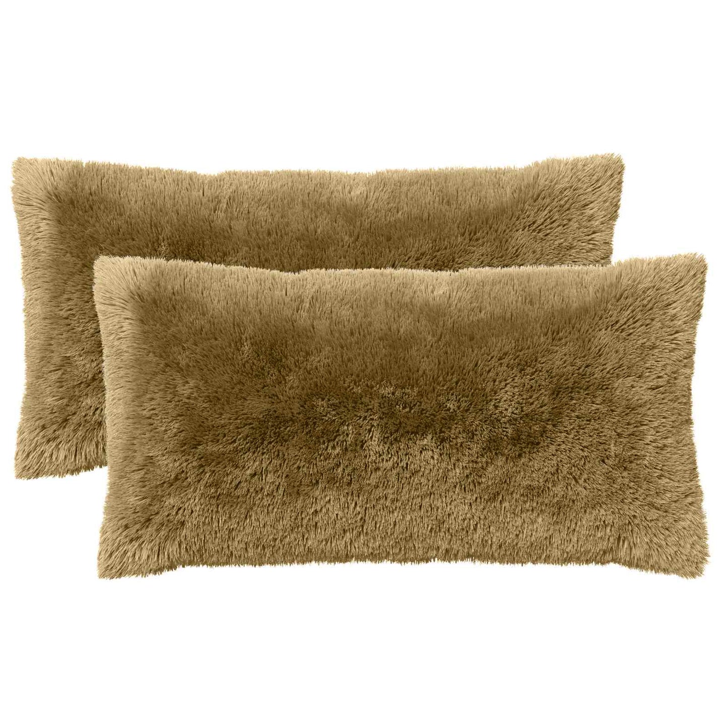 Cuscino con cuscino HEERLEN 12 pz Grigio Chiaro Fleece PV | homemem39