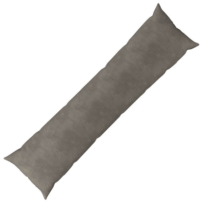 Cuscino con cuscino HEERLEN Grigio Chiaro 40 x 145 cm Velluto | homemem39