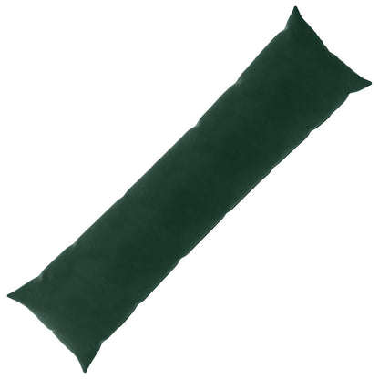 Cuscino con cuscino HEERLEN Verde Scuro 40 x 145 cm Velluto | homemem39