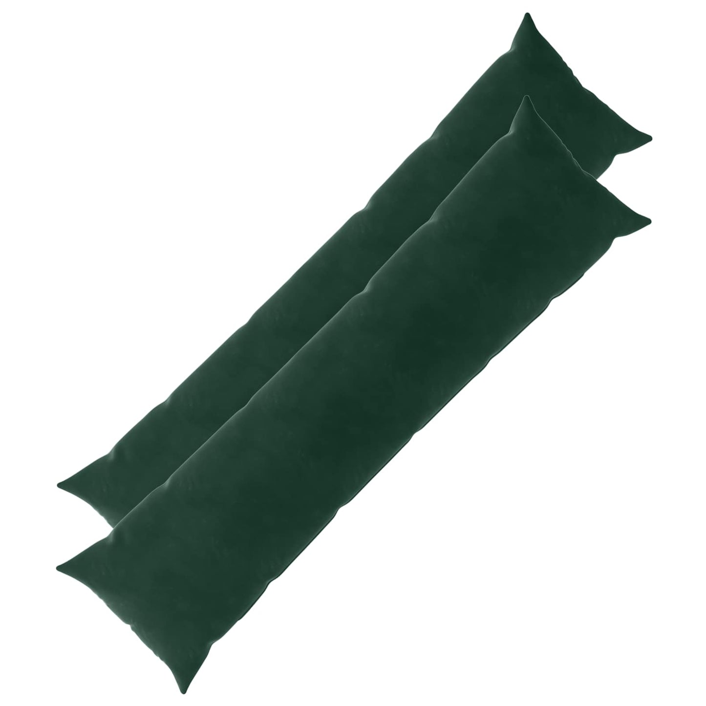 Cuscino con cuscino HEERLEN 2 pz Verde Scuro Velluto | homemem39