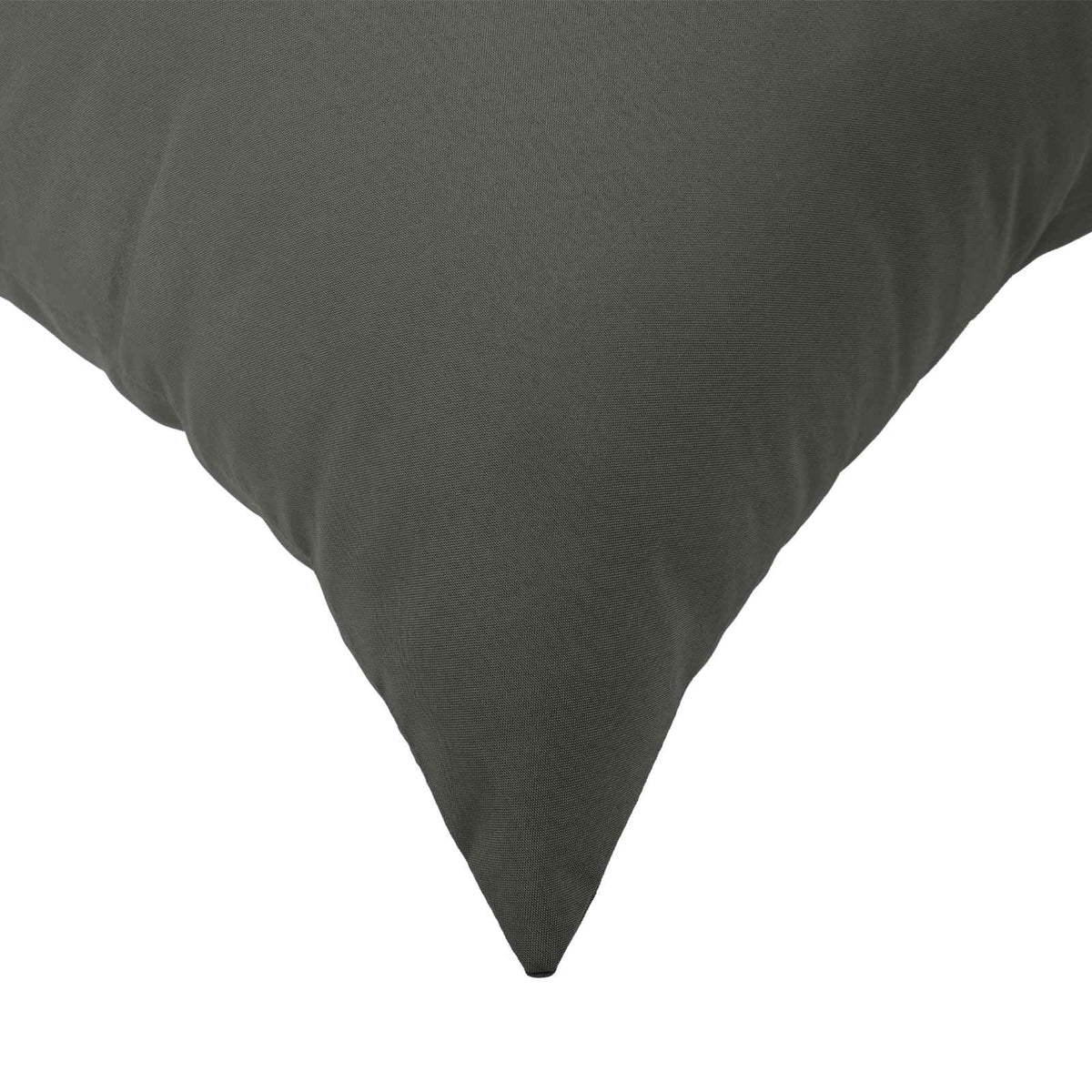 Cuscino 2 pz HEERLEN Antracite 40 x 145 cm Poliestere | homemem39