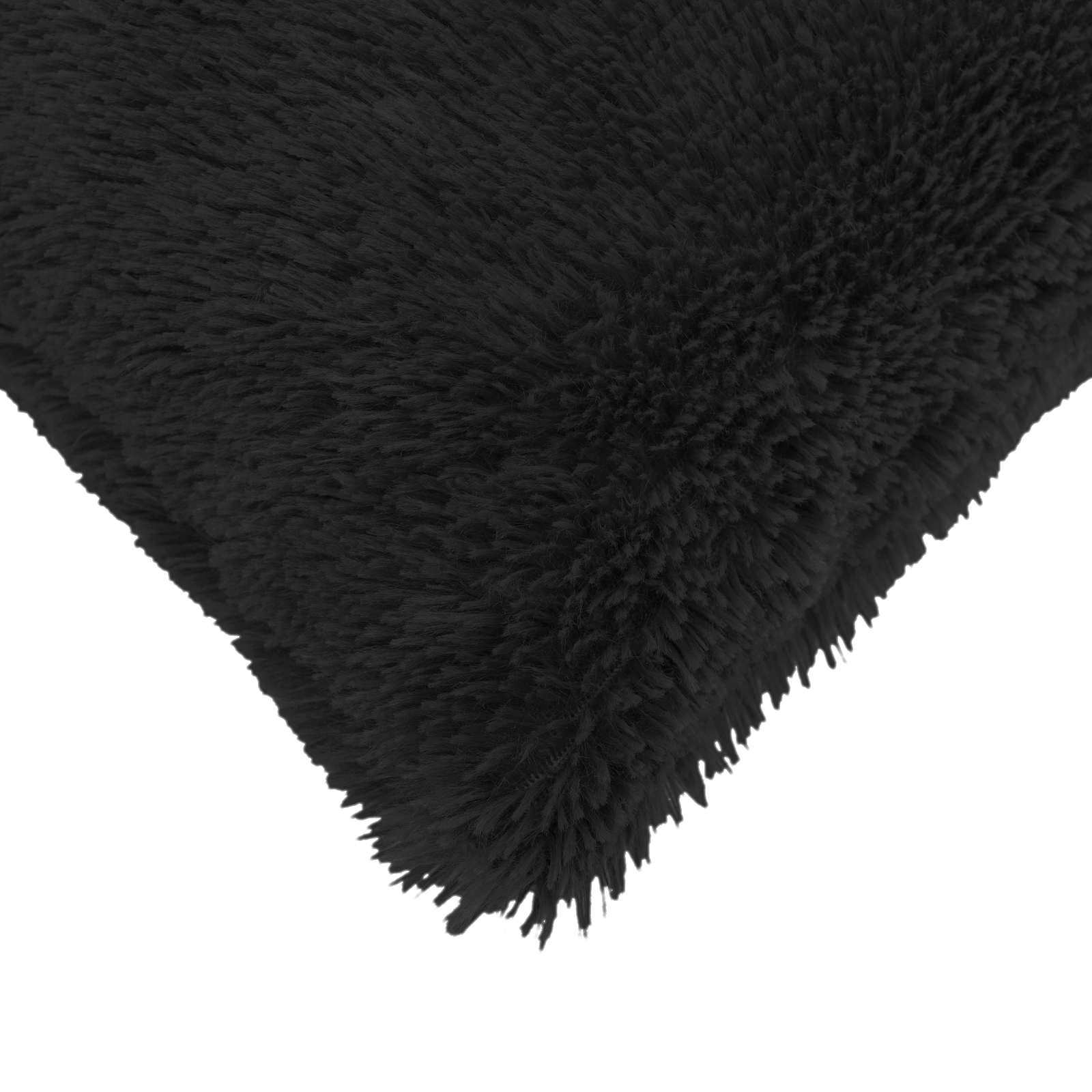 Cuscino con cuscino HEERLEN Nero 40 x 145 cm Fleece PV | homemem39