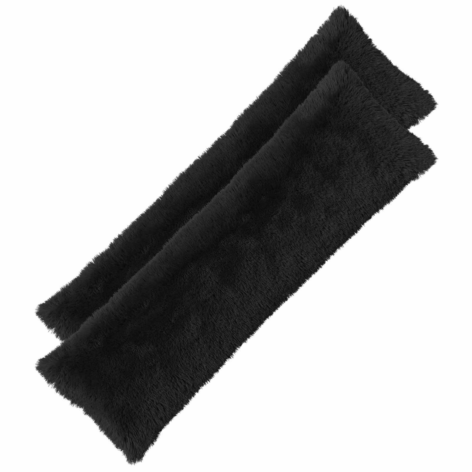 Cuscino con cuscino HEERLEN Nero 40 x 145 cm Fleece PV | homemem39