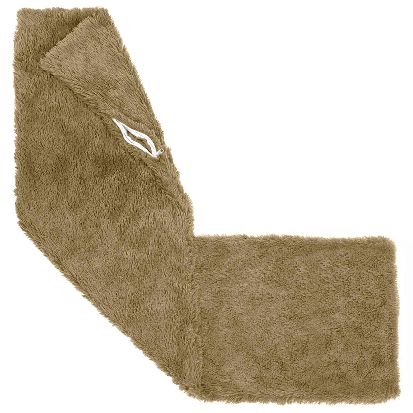 Cuscino con cuscino HEERLEN Grigio Chiaro 40 x 145 cm Fleece PV | homemem39