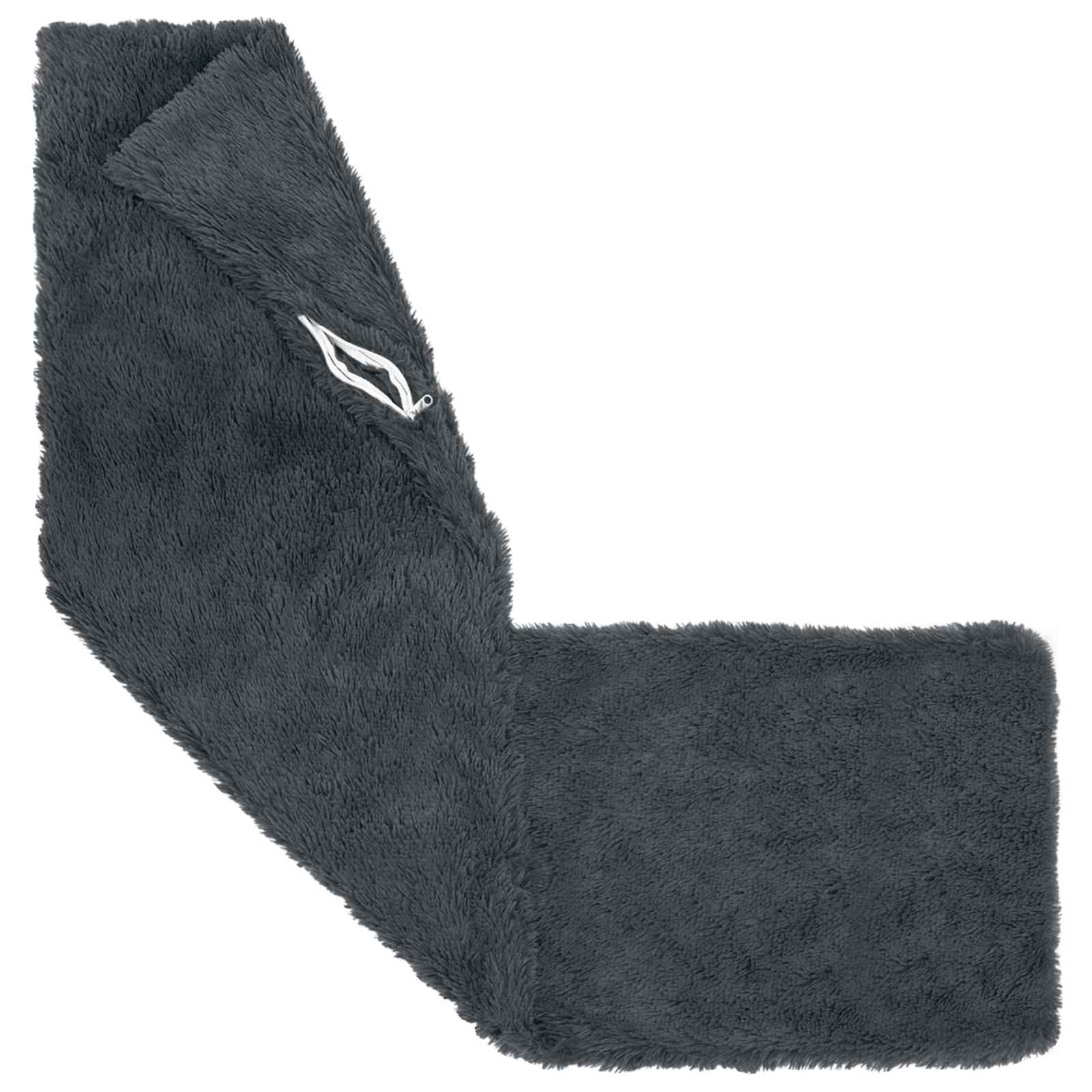 Cuscino con cuscino HEERLEN 2 pz Antracite Fleece PV | homemem39