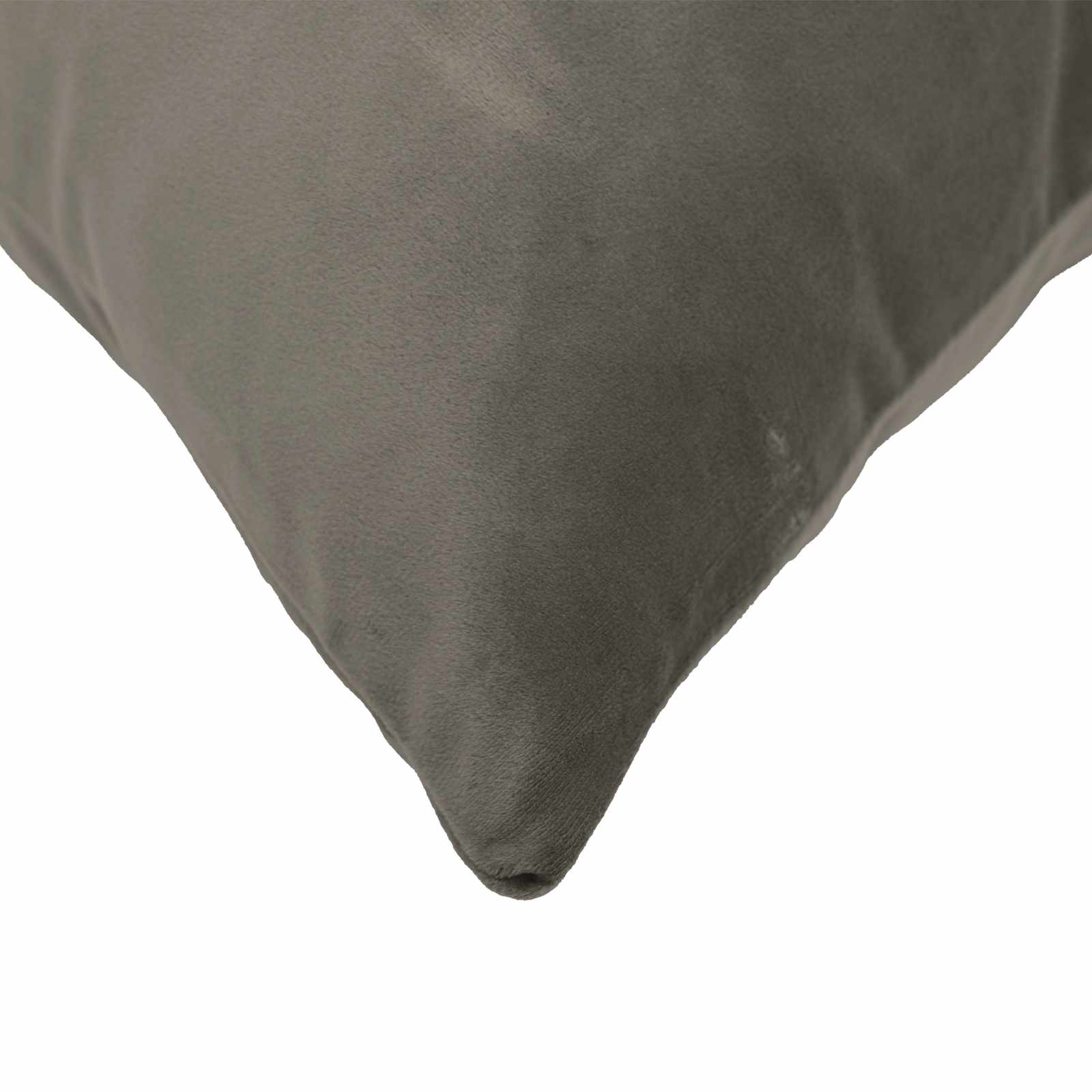 Cuscino con cuscino HEERLEN 12 pz Grigio Chiaro Velluto | homemem39