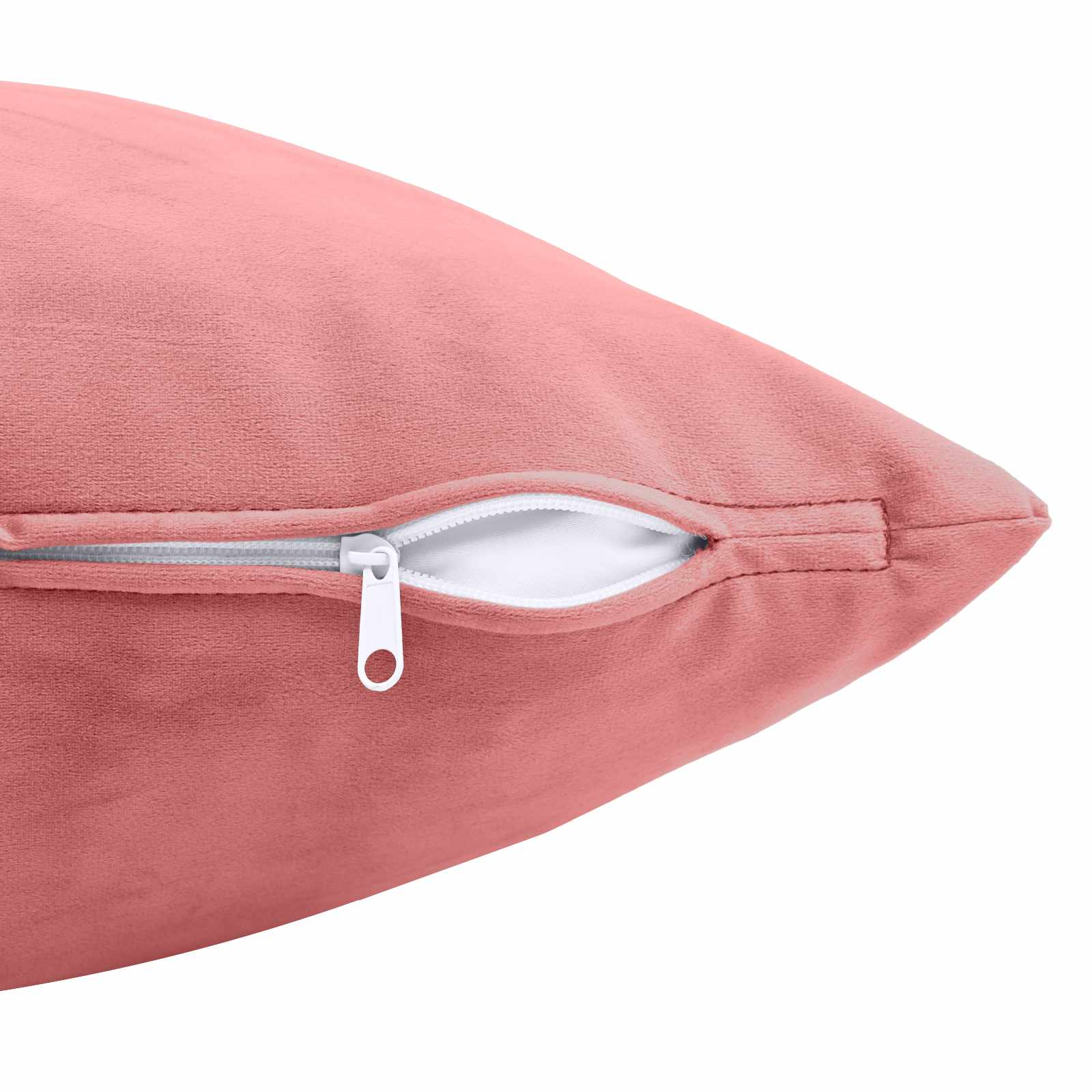 Cuscino con cuscino HEERLEN 12 pz Rosa Velluto | homemem39