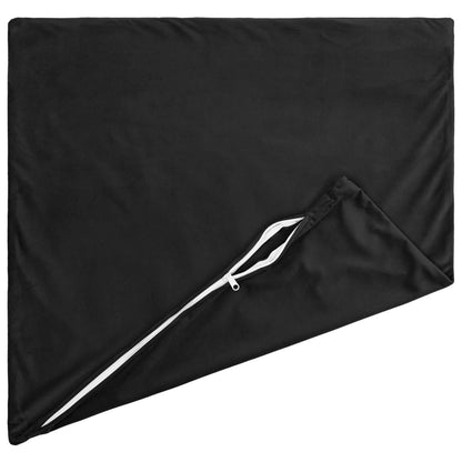 Cuscino con cuscino HEERLEN 12 pz Nero Velluto | homemem39
