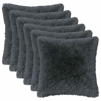 Cuscino con cuscino HEERLEN 6 pz Antracite Fleece PV | homemem39