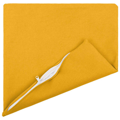Cuscino con cuscino HEERLEN 12 pz Giallo Chiaro Tessuto | homemem39