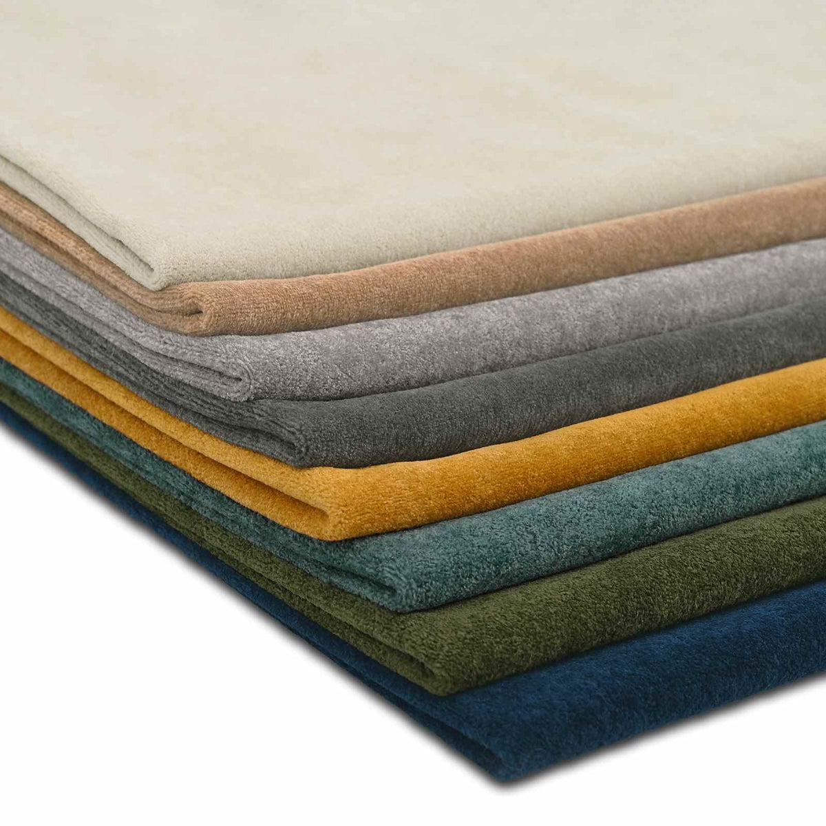 Cuscino con cuscino HEERLEN 12 pz Crema Fleece in microfibra