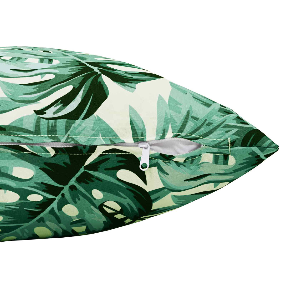 Cuscino 6 pz HEERLEN Motivo a Foglie 50 x 50 cm Poliestere