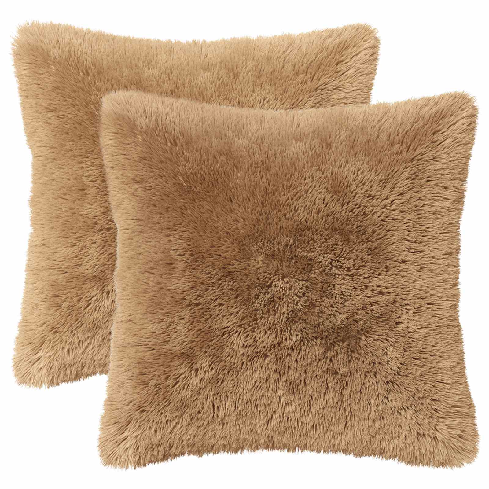 Cuscino con cuscino HEERLEN 6 pz Tortora Fleece PV | homemem39