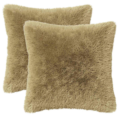 Cuscino con cuscino HEERLEN 6 pz Grigio Chiaro Fleece PV | homemem39